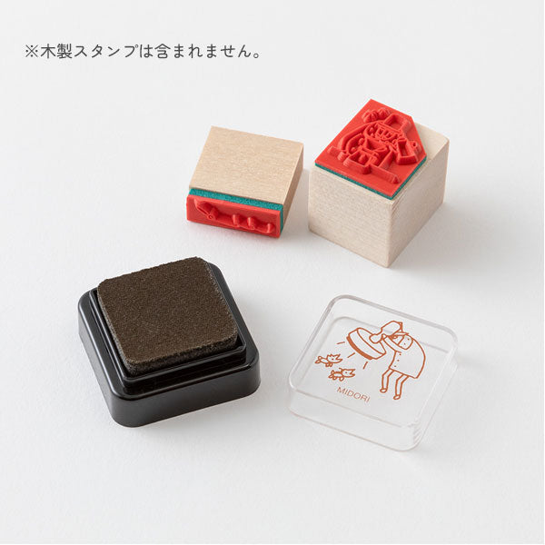 オジサン30th スタンプ パッド [全2種類] デザインフィル(ミドリ) 35603/4 [M便 1/70]