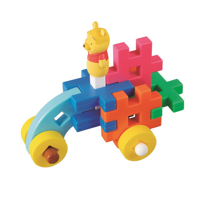 ニューブロック [くまのプーさん] ボトル  ディズニー知育玩具シリーズ Tinker Kids   学研ステイフル 83810
