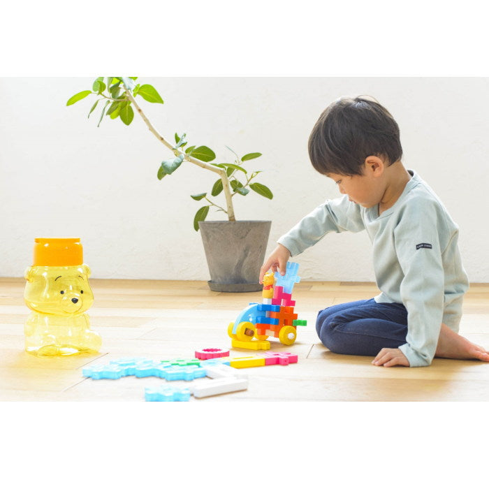 ニューブロック [くまのプーさん] ボトル  ディズニー知育玩具シリーズ Tinker Kids   学研ステイフル 83810