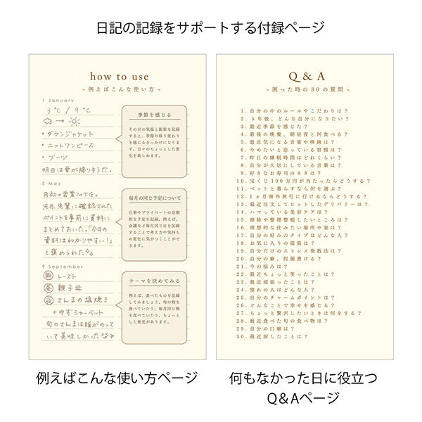 見開き12ヵ月連用 [扉] [全3色] デザインフィル(ミドリ) 28-12*** [M便 1/4]