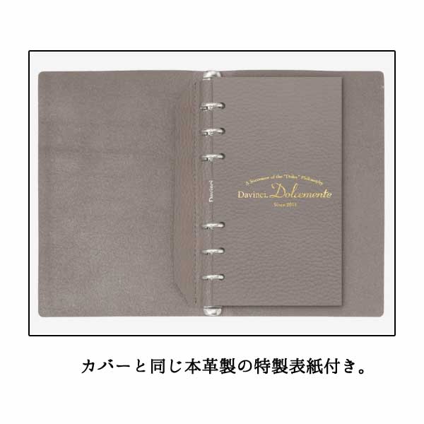 ダ・ヴィンチ ドルチェメンテ ES (聖書サイズ) システム手帳 リング径15mm [全5色] レイメイ藤井 DB1093* 【送料無料】