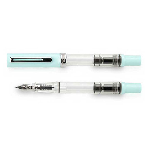 TWSBI ECO-T(ツイスビー エコT) 万年筆 ［クリア/ミントブルー］ TWSBI M253