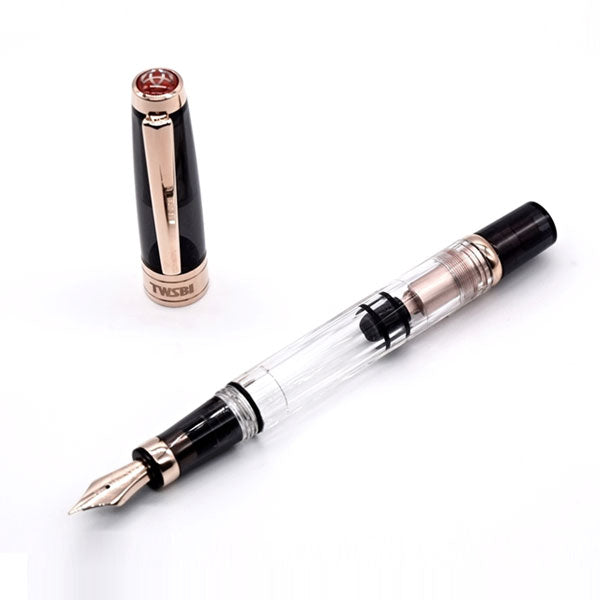TWSBI Diamond 580 (ツイスビー ダイヤモンド 580) 万年筆 ［スモークローズゴールド�U / ホワイトローズゴールド�U］M744【送料無料※】
