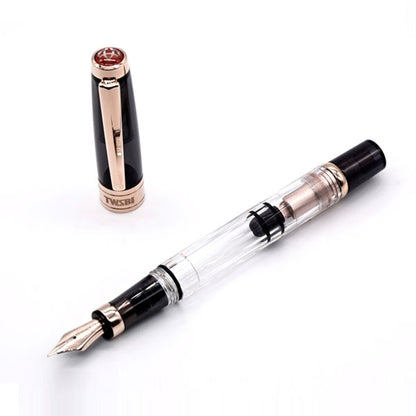 TWSBI Diamond 580 (ツイスビー ダイヤモンド 580) 万年筆 ［スモークローズゴールド�U / ホワイトローズゴールド�U］M744【送料無料※】