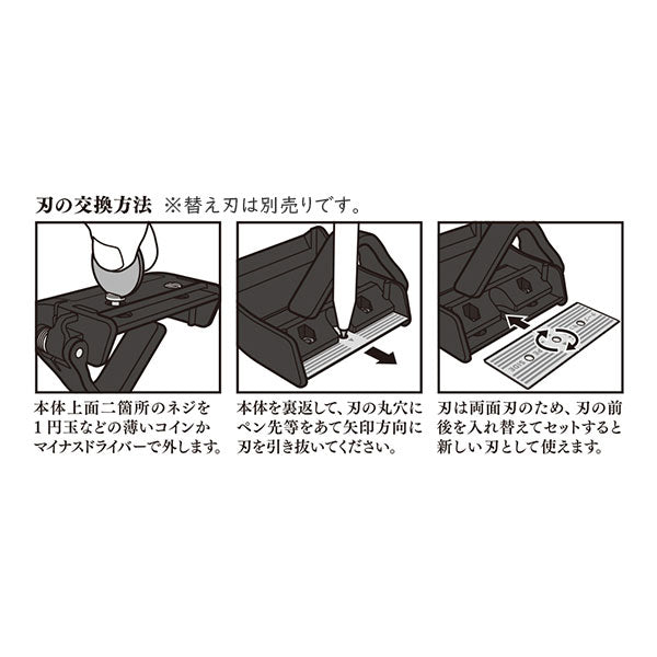 クラフトテープカッター専用替刃 デザインフィル(ミドリ)  49096 [M便 1/100]
