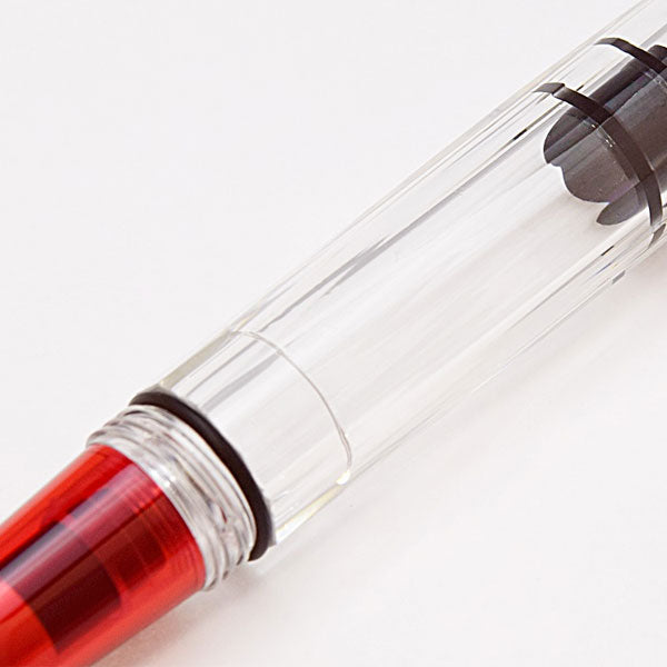 TWSBI Diamond 580 (ツイスビー ダイヤモンド 580) スタンダード 万年筆 ［クリア / ルビーレッド ］M74431*0 / M74460*0 【送料無料※】