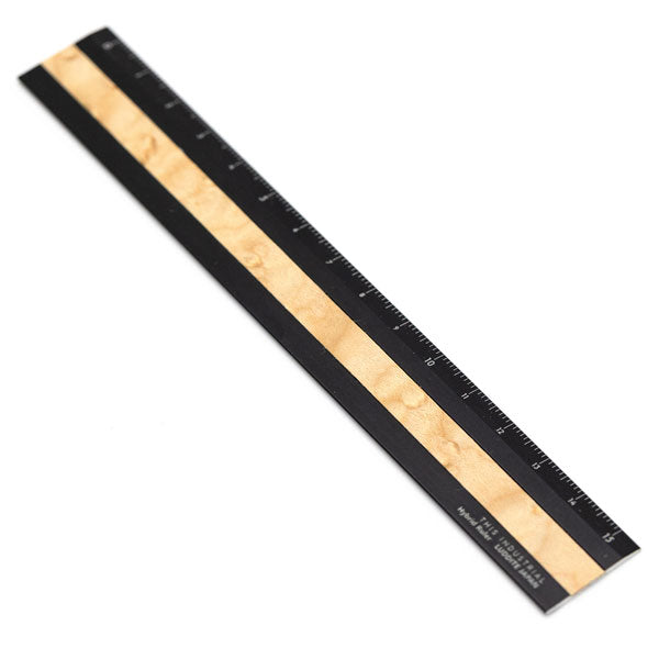 (12/3園田)THIS INDUSTRIAL Fine Wood Hybrid Ruler [全4種] 15cm ルーラー 定規 ラダイト《Luddite》LDTI-HRW［M便 1/10］