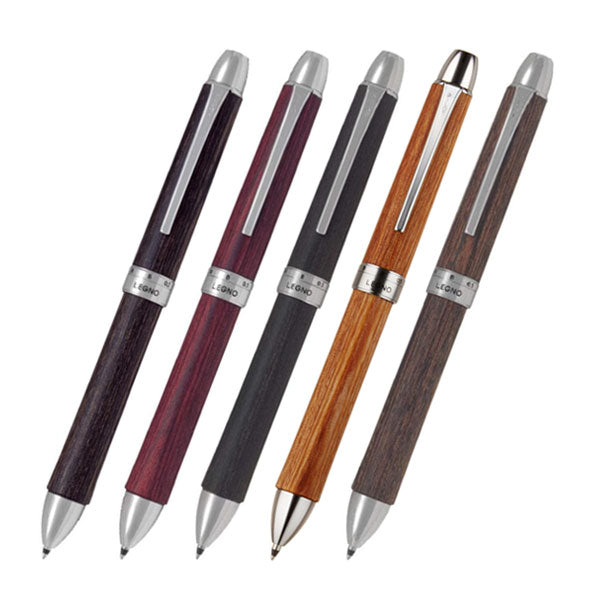 2＋1 LEGNO《レグノ》木軸 0.5mmシャープ＋0.7mmボールペン(赤/黒) [全5色] パイロット BTHL-3SK [M便 1/2]