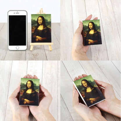 ゴッホ 名画 キャンバスプリント ミニサイズ(7×10) イーゼル付き 全12種類 1-ﾒｲｶﾞﾐﾆ7X10