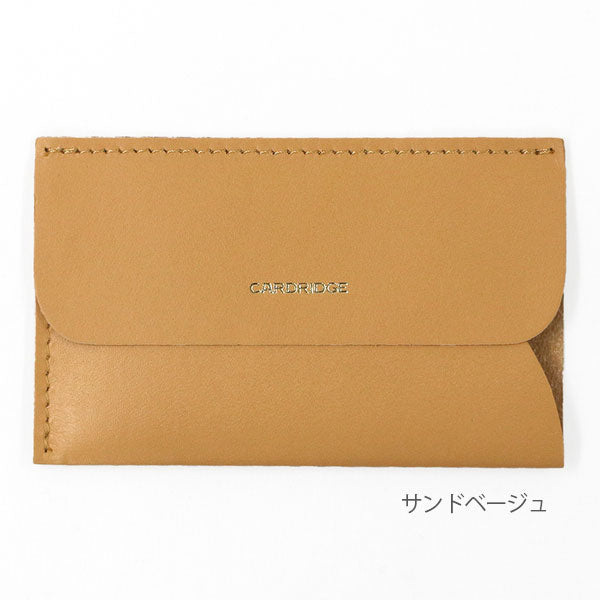 【販売記念！期間限定名入れ・送料無料】 usagiya×CARDRIDGE dünn〔カードリッジ・デュン〕 国産レザー使用 超薄型レザー名刺入れ［全2色］ ロンド工房 1602-CDU0* 【送料無料※】　[M便 1/12]