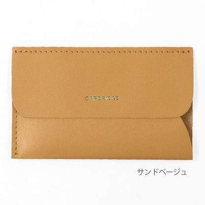 【販売記念！期間限定名入れ・送料無料】 usagiya×CARDRIDGE dünn〔カードリッジ・デュン〕 国産レザー使用 超薄型レザー名刺入れ［全2色］ ロンド工房 1602-CDU0* 【送料無料※】　[M便 1/12]