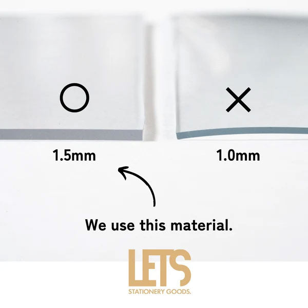 LETSクリアシステム手帳 シフォンパープル [M5サイズ] LETS STATIONERY GOODS 文匠 L26-SM5-CP 【送料無料*】