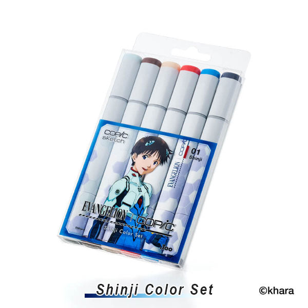 EVANGELION×COPIC コピックスケッチ6本セット [全5種類] TOO 12502134/12502135/12502136/12052137/12052138 [M便 1/8]