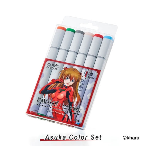 EVANGELION×COPIC コピックスケッチ6本セット [全5種類] TOO 12502134/12502135/12502136/12052137/12052138 [M便 1/8]