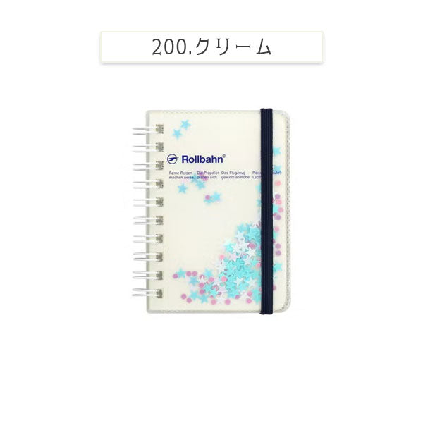 Rollbahn glitter《ロルバーン グリッター》 ポケット付メモミニ [全3色] デルフォニックス [DELFONICS] 501373-200/561/424 [M便 1/8]