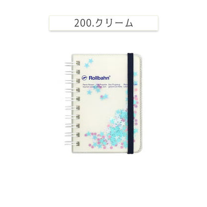 Rollbahn glitter《ロルバーン グリッター》 ポケット付メモミニ [全3色] デルフォニックス [DELFONICS] 501373-200/561/424 [M便 1/8]