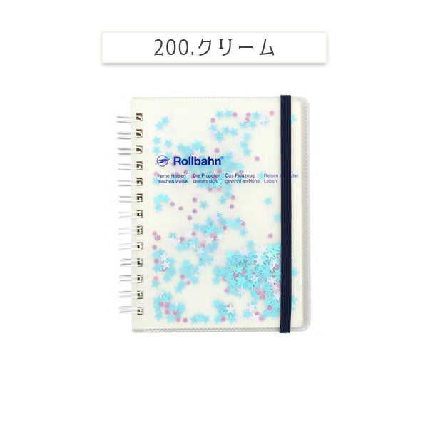 Rollbahn glitter《ロルバーン グリッター》 ポケット付メモ M [全3色] デルフォニックス [DELFONICS] 501374-200/561/424 [M便 1/4]