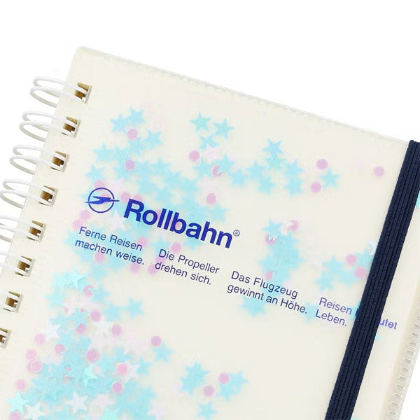 Rollbahn glitter《ロルバーン グリッター》 ポケット付メモ M [全3色] デルフォニックス [DELFONICS] 501374-200/561/424 [M便 1/4]