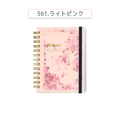 Rollbahn glitter《ロルバーン グリッター》 ポケット付メモ M [全3色] デルフォニックス [DELFONICS] 501374-200/561/424 [M便 1/4]