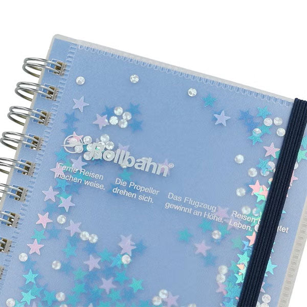 Rollbahn glitter《ロルバーン グリッター》 ポケット付メモ M [全3色] デルフォニックス [DELFONICS] 501374-200/561/424 [M便 1/4]