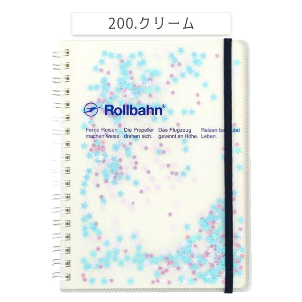 Rollbahn glitter《ロルバーン グリッター》 ポケット付メモ L [全3色] デルフォニックス [DELFONICS] 501375-200/561/424 [M便 1/2]