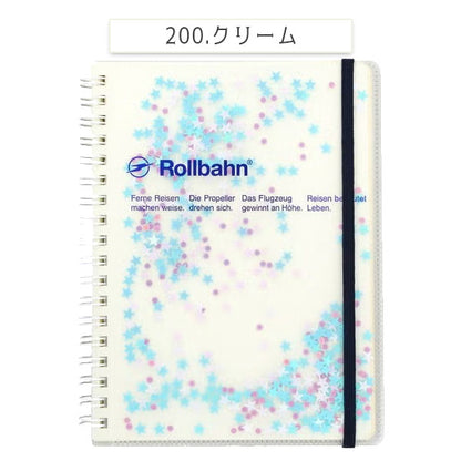 Rollbahn glitter《ロルバーン グリッター》 ポケット付メモ L [全3色] デルフォニックス [DELFONICS] 501375-200/561/424 [M便 1/2]