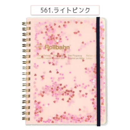 Rollbahn glitter《ロルバーン グリッター》 ポケット付メモ L [全3色] デルフォニックス [DELFONICS] 501375-200/561/424 [M便 1/2]