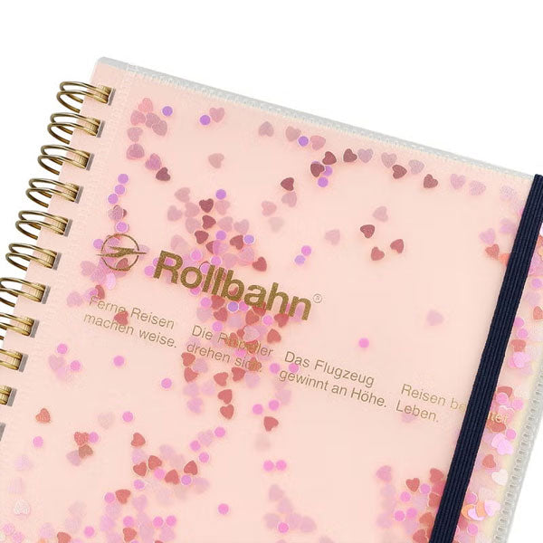 Rollbahn glitter《ロルバーン グリッター》 ポケット付メモ L [全3色] デルフォニックス [DELFONICS] 501375-200/561/424 [M便 1/2]