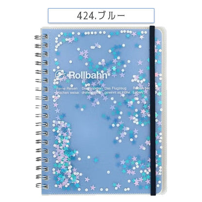 Rollbahn glitter《ロルバーン グリッター》 ポケット付メモ L [全3色] デルフォニックス [DELFONICS] 501375-200/561/424 [M便 1/2]