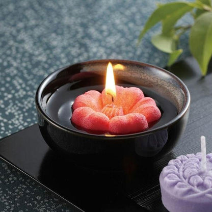 花ローソク あかりの花めぐり 12個セット 無香料 フローティングタイプ ペガサスキャンドル 07180400