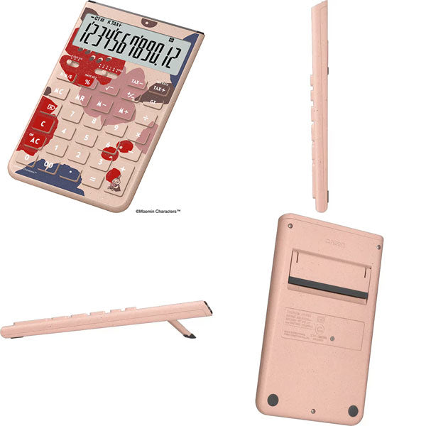 CASIO MOOMIN デザイン電卓 Comfy《コンフィ》 [全3色] ジャストタイプ カシオ計算機 JT-JT-200TMM-**-N