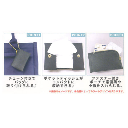 SNOOPY / MOOMIN ポケットティッシュポーチチャーム [全3種類] カミオジャパン 230321/230322/230326 [M便 1/10]