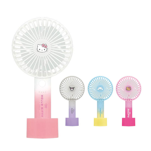 サンリオキャラクターズ HANDY FAN [全4種] ストラップ/台座付 クラックス 13706