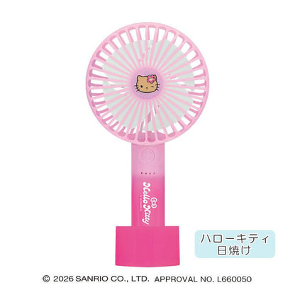 サンリオキャラクターズ HANDY FAN [全4種] ストラップ/台座付 クラックス 13706