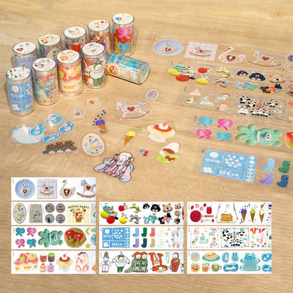 Komamono クリエイティ部 クリアロールステッカー [全10種類] 日本出版販売 IP631162～IP631254