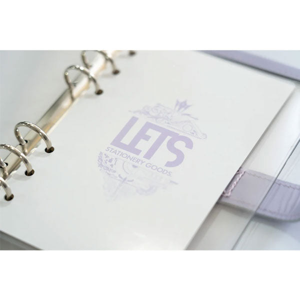 LETSクリアシステム手帳 シフォンパープル [バイブルサイズ] LETS STATIONERY GOODS 文匠 L26-SB-CP 【送料無料*】