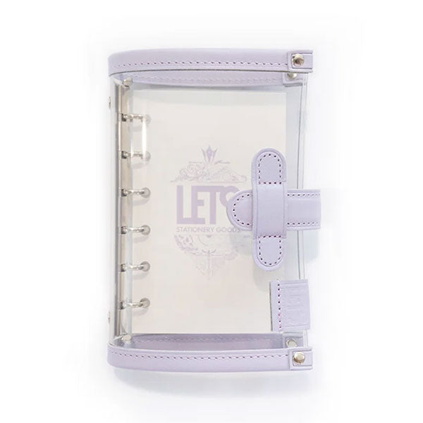 LETSクリアシステム手帳 シフォンパープル [mini6サイズ] LETS STATIONERY GOODS 文匠 L26-SM-CP 【送料無料*】