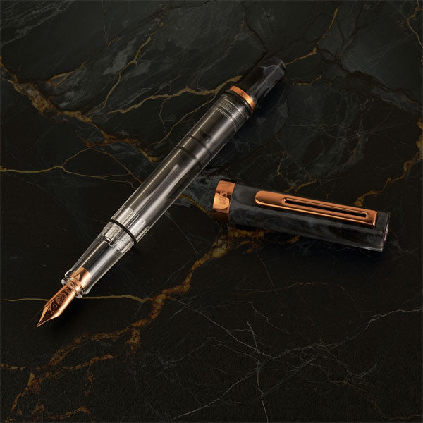 TWSBI ECO《ツイスビー エコ》［ブラックマーブル with/B］万年筆 TWSBI M74412【送料無料*】