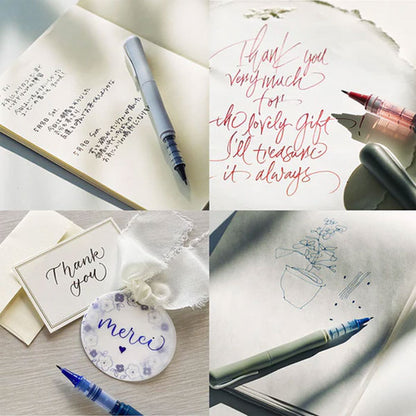 ZIG Letter Pen COCOIRO《ジグ レターペン ココイロ》[全8色] インク色:ブラック 呉竹 LPCF010- [M便 1/6]