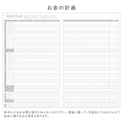 ジブン手帳2026 DIARY スタンダードカバータイプ [A5スリム] ※DIARYのみ 全3色 2025年11月・月曜始まり 見開き1週間 バーチカル ダイアリー コクヨ ﾆ-JCD1W/G/Y-26 [M便 1/4]