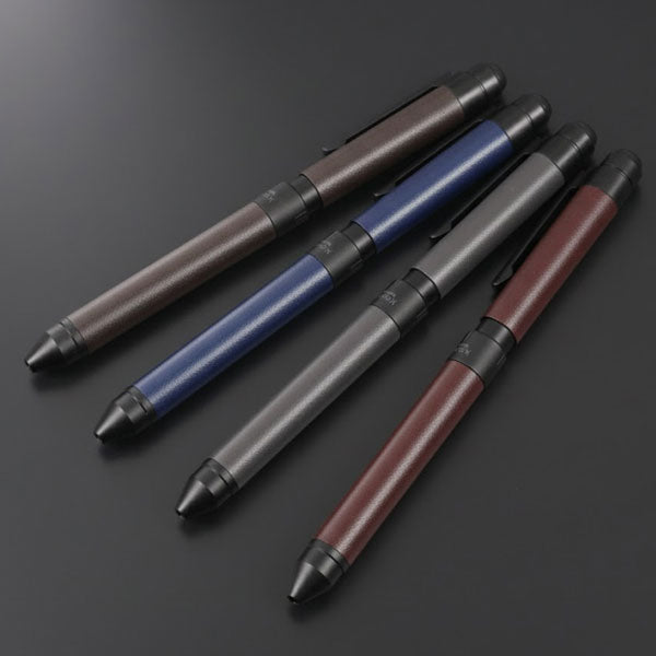 【 名入れ無料キャンペーン】 化粧箱付き ゼブラ シャーボX ダークトーン ST3 多機能ペン ＜替え芯付き（エマルジョン0.5黒/赤+シャープ0.5）＞ シャーボ ボールペン SB14 [M便 1/3] ze_2511