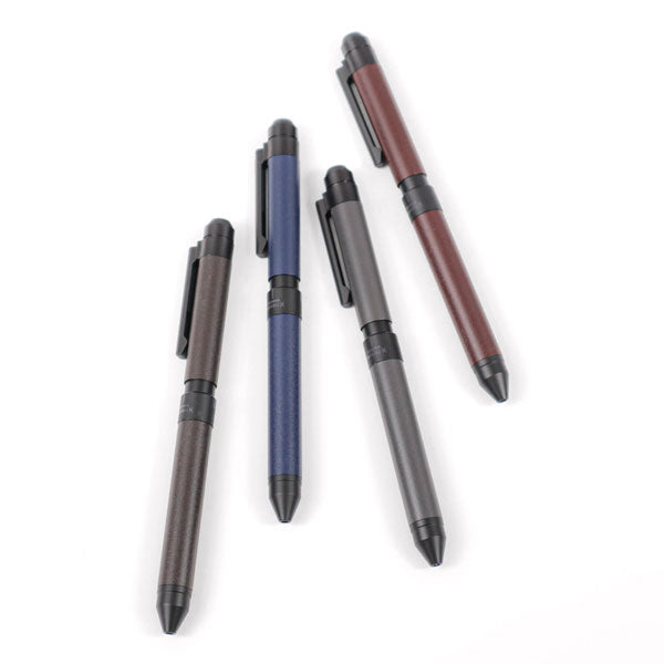 【 名入れ無料キャンペーン】 化粧箱付き ゼブラ シャーボX ダークトーン ST3 多機能ペン ＜替え芯付き（エマルジョン0.5黒/赤+シャープ0.5）＞ シャーボ ボールペン SB14 [M便 1/3] ze_2511