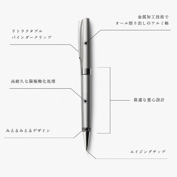 油性ボールペン THE ZEBRA HAMON 0.7mm [全3色] アルミ軸 専用化粧箱 ツイスト式 ゼブラ TZ1-HA/SI/MI【送料無料*】