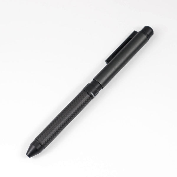 【 名入れ無料キャンペーン】 数量限定！ゼブラ シャーボX CB8 オールブラック カーボンタイプ 多機能 ＜リフィル付き(2色エマルジョン0.5黒/赤+シャープ0.5)＞ ZEBRA ボールペン SB23
