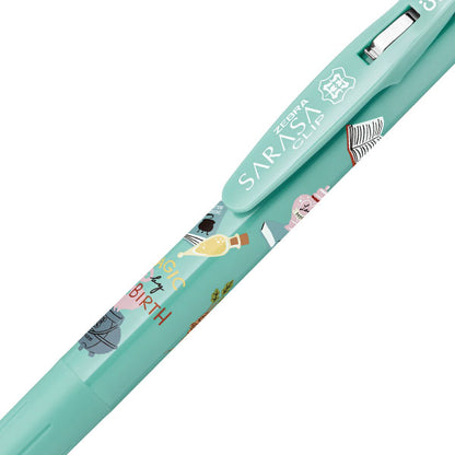 【限定】サラサクリップ ハリーポッター 4本セット 0.5mm 黒 ゼブラ JJ29-HP-4C【ネコポス可】[M便1/4]