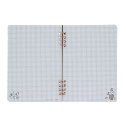 限定 MOOMIN 80th Wリングノート [全2種] B6 サンスター文具 S2643316/24 [M便 1/2]