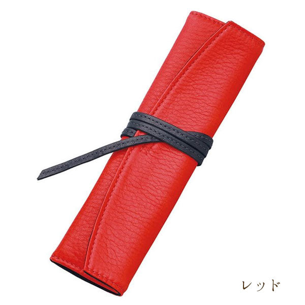 Pensemble ペンサンブル ロールペンケース ロングタイプ １ポケット ブラック/レッド/ブラックレッド ≪化粧箱入≫ パイロット PSR102