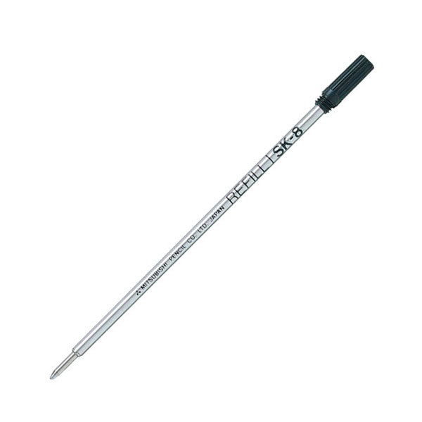 ＜替芯＞油性ボールペン [0.8mm/黒］ ピュアモルト 印鑑付きボールペン用 三菱鉛筆 SK8.24 [M便 1/100]