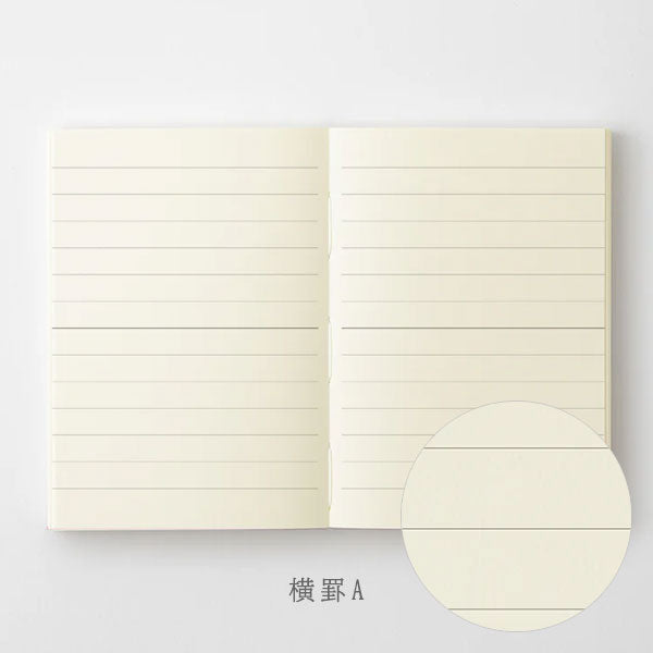 《MD PRODUCT》MDノート A7 [無罫/横罫/方眼罫/ドット方眼] デザインフィル 15372/15373/15374/15375 [M便 1/12]