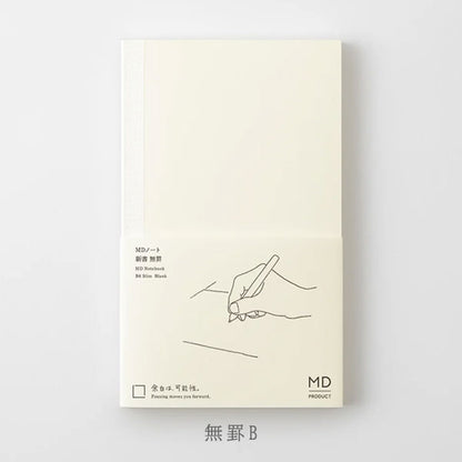 《MD PRODUCT》MDノート 新書 [無罫/横罫/方眼罫/ドット方眼] デザインフィル 15380/15381/15382/15383[M便 1/4]